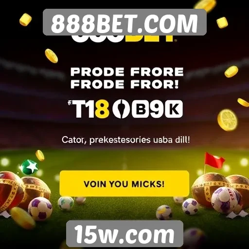 Promoções atraentes no site 888BET.COM para novos usuários