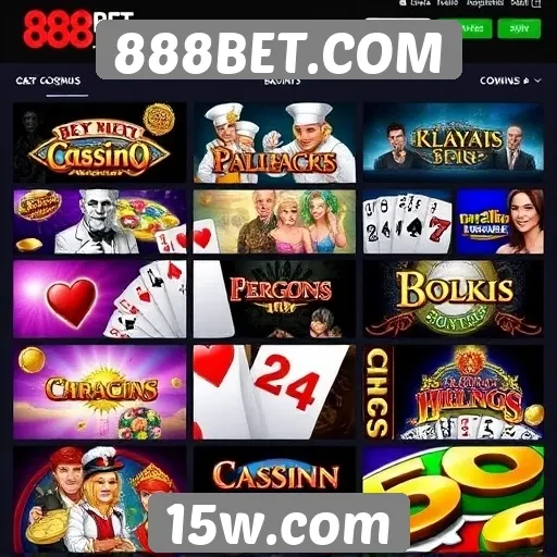 888BET.COM oferece variedade em jogos de cassino online